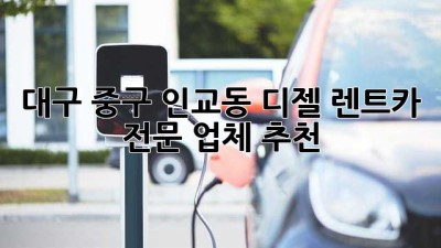 대구 중구 인교동 디젤 렌트카 전문 업체 추천