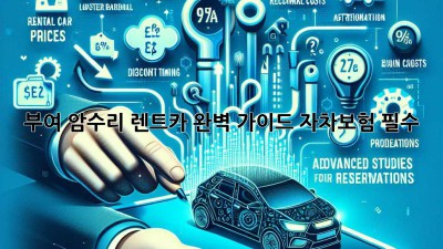 부여 암수리 렌트카 완벽 가이드🚗💨 자차보험 필수!